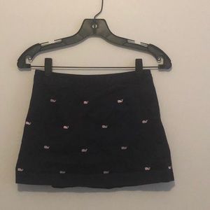 Vineyard vines skirt with pink whales